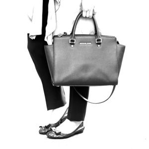 Cole Haan Tali black leather ballet flat 8